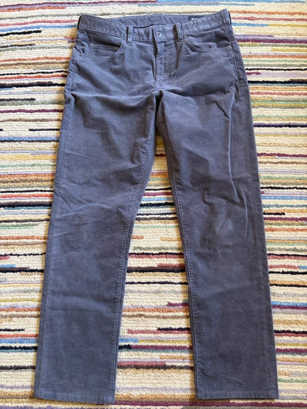 Bonobos Men's Corduroy Pants in Slate Gray